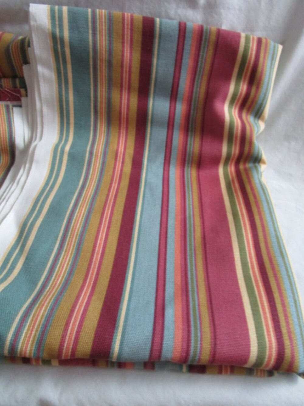 HOME COLLECTIONS Madison Avenue Designs Upholstery Fabric 2.75 Yds x 55" STRIPE